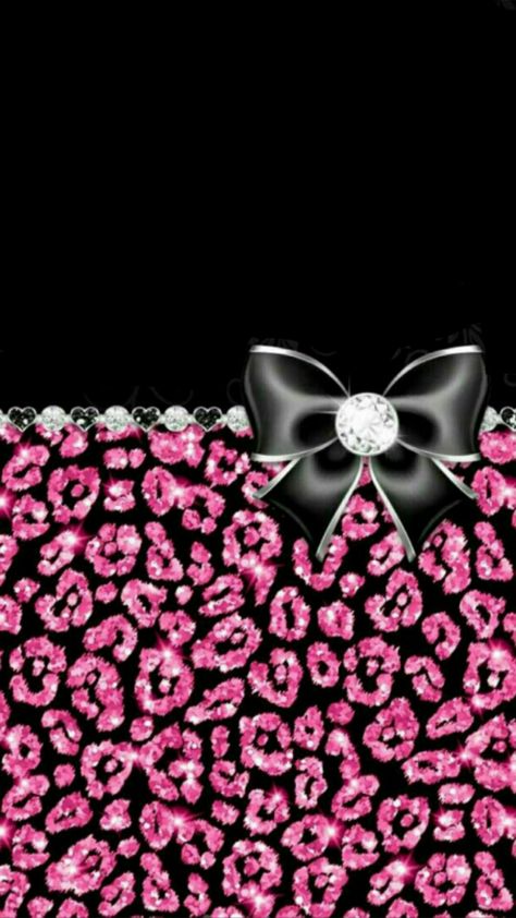 Wallpaper 2000s Wallpaper, Leopard Print Wallpaper, Y2k Background, Bow Wallpaper, Bling Wallpaper, Y2k Wallpaper, Iphone App Layout, Iphone Wallpaper Themes, Frozen Disney