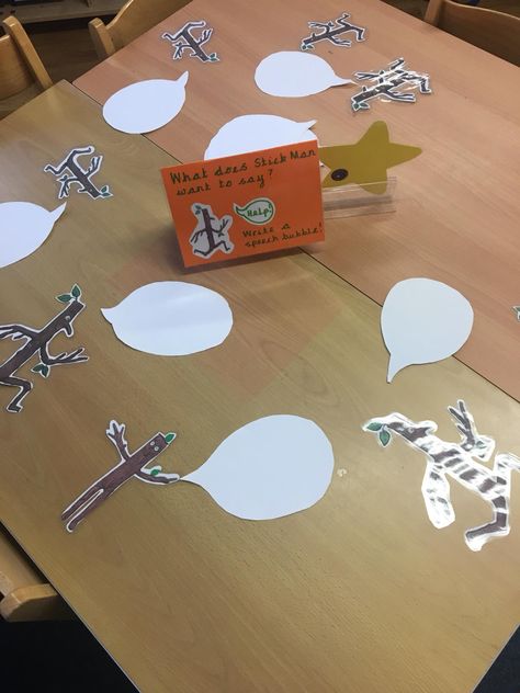 Eyfs Stickman Activities, What Ever Next Story Eyfs Activities, Stick Man Activities Eyfs, Stickman Activities Eyfs, Stickman Julia Donaldson, Stick Man Activities, Stickman Activities, Eyfs Provision, Sensory Stories