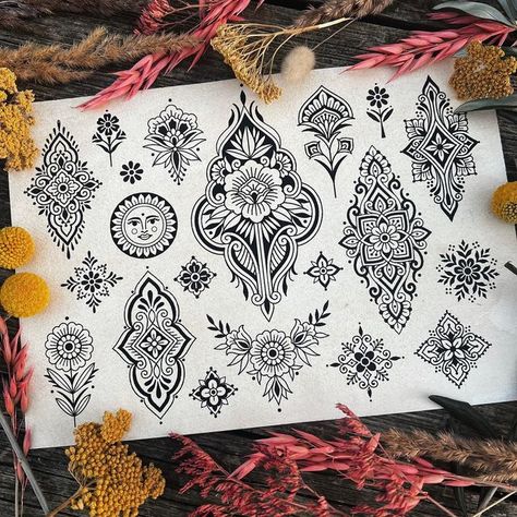 Ordimental Tattoo Design, Ornate Tattoo Design, Traditional Blackwork Tattoo Flash, Traditional Ornamental Tattoo, Ornamental Tattoo Flash, Ornamental Tattoo Sleeve, Ornate Tattoo, Ornamental Tattoo Design, Ornament Tattoo