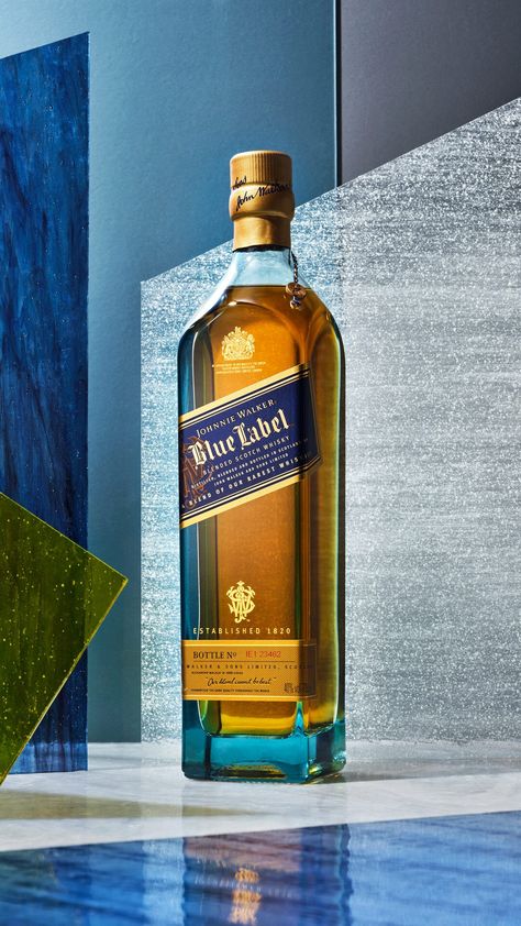 Johnnie Walker Blue Label’s Unique Blend And Magnificent Depth Of Flavour Makes It The Perfect Drink For Party Season Drink For Party, Jack Daniel Aesthetic, Johnnie Walker Blue Label, Pop Drink, Johnny Walker Blue Label, Johnnie Walker Blue, Beverage Photography, Whisky Drinks, John Walker