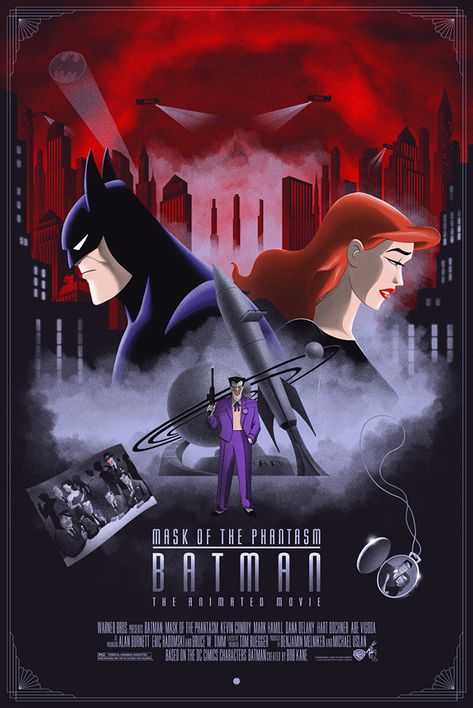 Batman: Mask of the Phantasm by Marko Manev - Home of the Alternative Movie Poster -AMP- Batman Mask Of The Phantasm, Mask Of The Phantasm, Batman Mask, Batman Pictures, Batman Poster, Batman Artwork, Batman The Animated Series, Batman Wallpaper, Batman Beyond