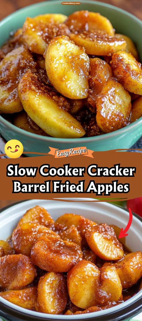 Slow Cooked Apples, Cracker Barrel Apples Recipe Crockpot, Crockpot Cooked Apples, Fried Apples Recipe Easy Crockpot, Copycat Cracker Barrel Apples, Crockpot Fried Apples Slow Cooker, Fried Apples In Crockpot, Baked Apples Crockpot Easy Recipes, Hot Apples Recipe