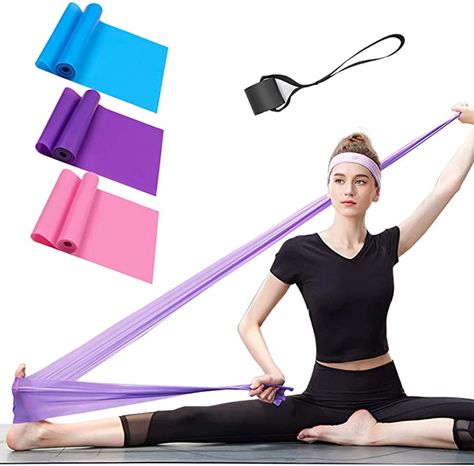 Gym Elastic Band, Pilates Band, Gym Resistance Bands, Pilates Stretches, Resistance Band Training, Resistance Band Set, Resistance Band Exercises, Muscle Training, Stretch Band