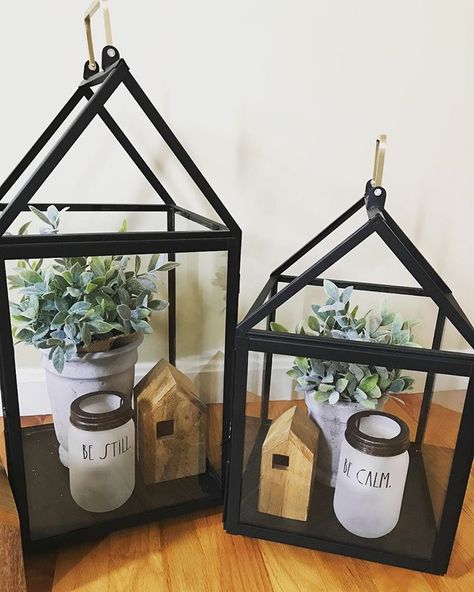 Lanterns  #homedecor #raedunn  #fixerupperstyle #lanterns #farmhousestyle #magnolia #target #hearthandhand  #candles Joanna Gaines Lanterns, Metal Lantern Decor Ideas, Farmhouse Fireplace Lanterns, Open Lantern Decor Ideas, Rattan Lantern Decor Living Room, Indoor Lanterns Decor, Lantern Decor Living, Pottery Barn Decor, Home Lanterns