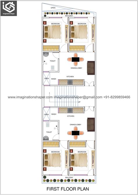 500 square feet house plan Balcony Bedroom, Contemporary Style Homes, Bedroom Balcony, Modern Contemporary Style, Contemporary House Design, Maximize Space, Open Kitchen, Our Home, Contemporary House