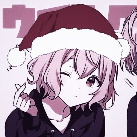 Cute Anime Matching Pfp Couple Christmas, Match Profile Christmas, Cute Winter Matching Pfp, Cute Christmas Pfp Matching, Matching Christmas Pfp Duo, Christmas Anime Matching Pfp Couple, Christmas Couple Pfps, Couple Pfp Christmas, Paired Avatars Anime