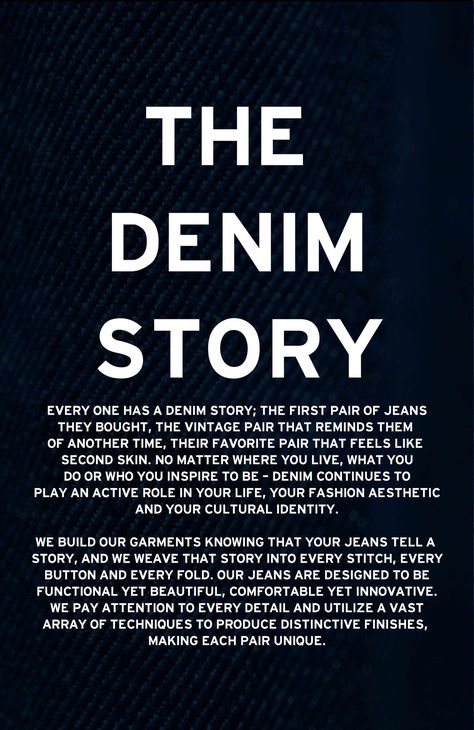 Denim Quotes Fashion, Denim Quotes, Projek Menjahit, Western Outfits Men, Wardrobe Upgrade, Denim Inspiration, Denim Projects, Denim Branding, Denim Details