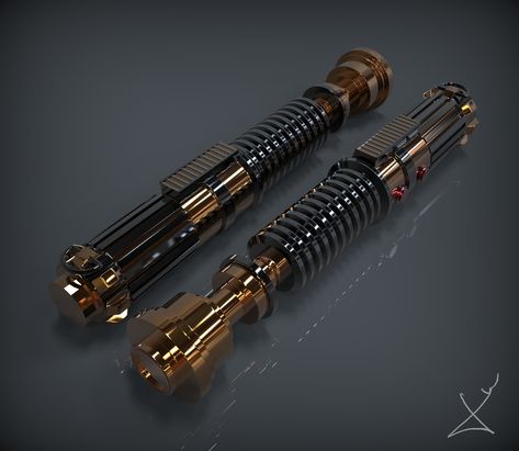 Lightsaber Ideas, Lightsaber Designs, Star Wars Episode 2, Lightsaber Hilts, Jedi Lightsaber, Custom Lightsaber, Lightsaber Design, Sabre Laser, Lightsaber Hilt