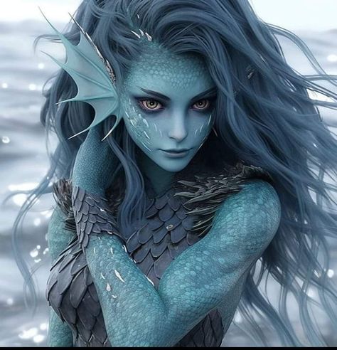 Felted Fish, Cat Burglar, Pisces Fish, Fantasy Mermaids, Dnd Ideas, Alien Concept Art, Fantasy Races, Deviant Art, Fairytale Art