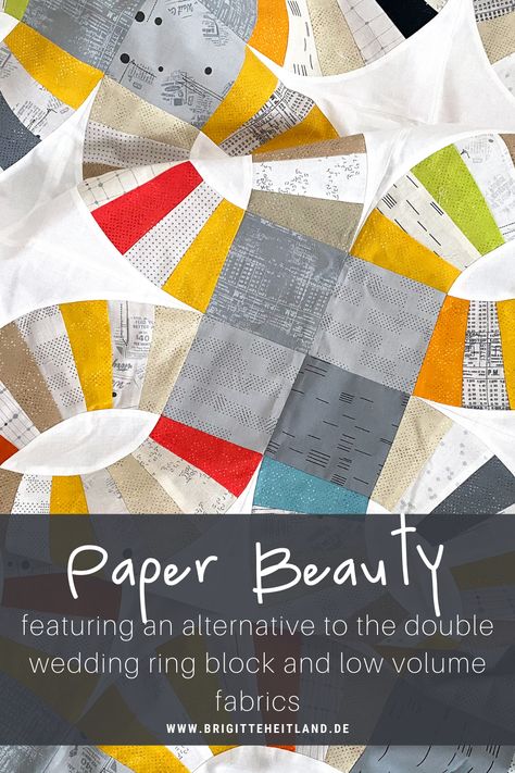 Explore Three Zen Chic Quilt Patterns Featuring EVEN MORE PAPER - Part 2: PAPER BEAUTY Zen Chic Quilt Patterns, All People Quilt, Unique Quilt Pattern, Double Wedding Ring, Double Wedding Ring Quilt, Chic Quilts, Twin Quilt Size, Sewing Circles, Modern Fabrics