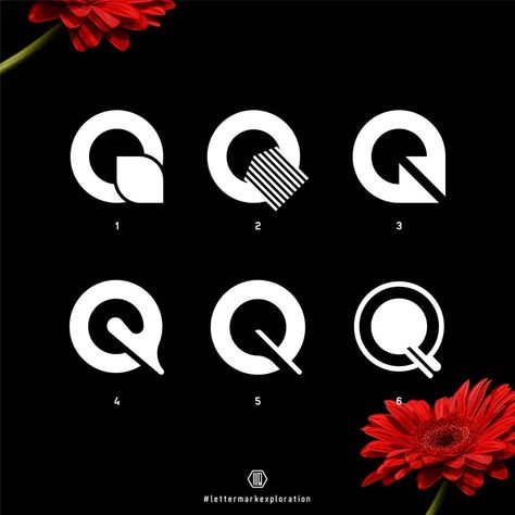 Letter Q Explorations - (17/26) #lettermarkexploration Challenge by @blesscreatics Monday Is here and Q Explorations too 😆 Please let me know your thoughts about these exploprations and which one is your favourite. 1, 2 ,3, 4, 5 or 6? 😊 . ------- DM or Email for work Enquiries ------ . . . #logos #logodesigns #lettermark #logoprocess #creativedesign #icon #usepitchproof #logolearn #monogram #branding #identity #logoinspirations #graphicdesign #lettering #logodesigner #graphicdesigner Q Monogram, Q Typography, Monogram Branding, Q Logo, Q Letter, Logo Typo, Tea Logo, Icon Design Inspiration, Logo Process