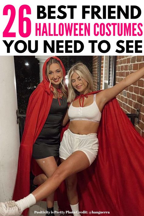 I am obsessed with this easy college halloween costumes for best friends post. It is so good and so many costumes my freinds and I actually considered doing. We were able to pick our favorite and I can't wait for Halloween! Costume Ideas Women 2022, Best 2022 Halloween Costumes, Creative Halloween Costumes 2022, Womens Halloween Costume Ideas 2022, Woman’s Halloween Costumes 2022, Womens Costumes 2022, Halloween Customes 2022, Top Halloween Costumes 2022, Women’s Halloween Costumes 2022