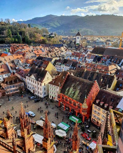 Germany Aesthetic, Freiburg Germany, German Cities, See World, Africa Do Sul, Wonderful Picture, Beautiful Villages, Rooftops, European Travel