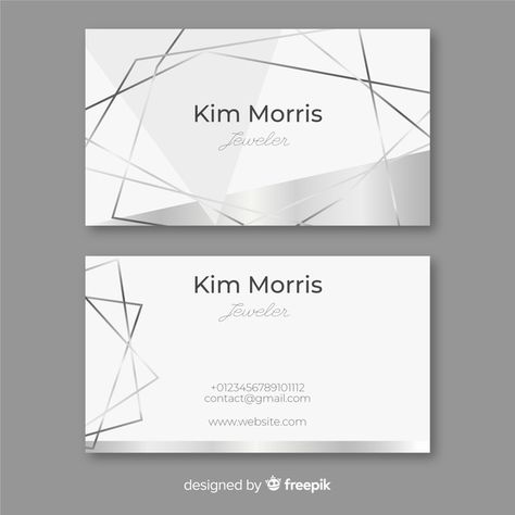 Silver lines business card Free Vector Silver Card Design, Schedule Design Layout, Diwali Design, Silver Card, Graphic Design Business Card, Naming Your Business, Cosmetic Logo, Creative Wedding Invitations, Visiting Card Design