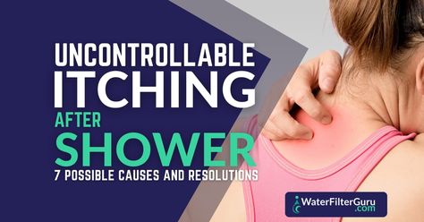 Dealing with uncontrollable Itching after showering? You might have hard water or chlorine or iron in your water. You might also be sensitive or allergic to some of your shower products. Here, we've discussed some of the reasons why you might be experiencing uncontrollable Itching after a shower, and what to do about it. 📌 Key Takeaways: - Thereare several possible reasons why your skin might feel itchy after How To Stop Itching After Shaving, Itching Remedies, Itchy Legs, Itchy Skin Remedy, Cold Water Bath, Yoga Information, Itchy Rash, Shower Products, Itching Skin