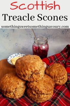 Treacle Scones Recipe, Black Treacle Recipes, Scottish Scones Recipe, Treacle Recipes, Treacle Scones, Scottish Desserts, Black Treacle, Scottish Dishes, Irish Desserts