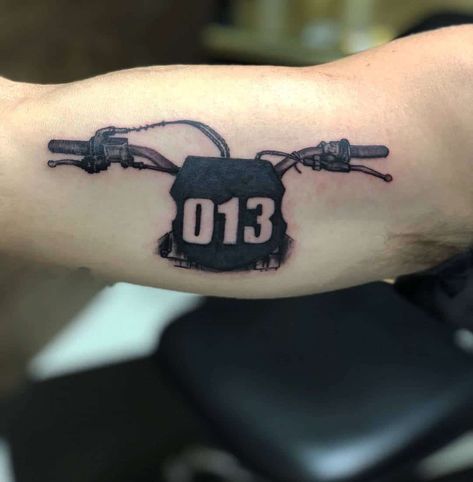 101 Amazing Motocross Tattoo Ideas That Will Blow Your Mind! | Outsons | Men's Fashion Tips And Style Guide For 2020 Motocross Tattoo Ideas, Motocross Tattoo, Dirt Bike Tattoo, Helmet Tattoo, Racing Tattoos, Bike Tattoos, Bts Tattoos, Theme Tattoo, Tattoo For Son