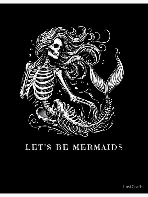 Spooky Mermaid, Skeleton Mermaid, Fest Ideas, Mermaid Skeleton, Skin Paint, Mermaid Artwork, Mermaid Illustration, Mermaid Kisses, Mermaid Core