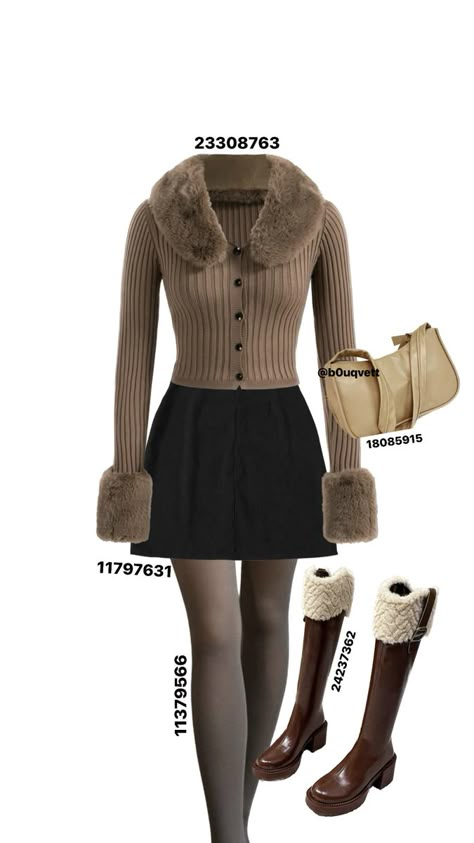 Shien Winter Looks, Shein Y2k Outfits Winter, Shein Chic Outfits, Shein Outfits Codes Winter, Shien Winter Outfits, What To Wear To A Restaurant, Winter Outfits Shein Codes, Shein Autumn Outfits, Shein Winter Outfits 2024 Codes