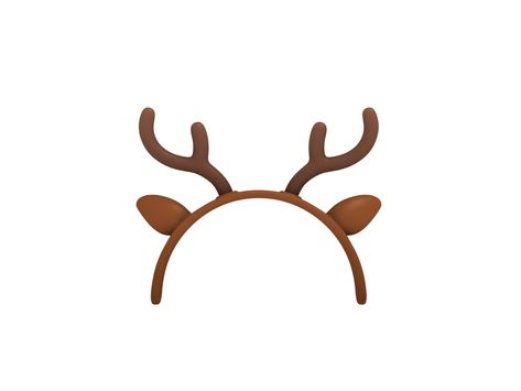 Deer ear headband #AD #Deer, #ear, #headband Deer Headband, Deer Ears, Deer Head, Happy Art, Ear Headbands, Cartoon Style, Ear Warmers, 3ds Max, Cartoon Styles