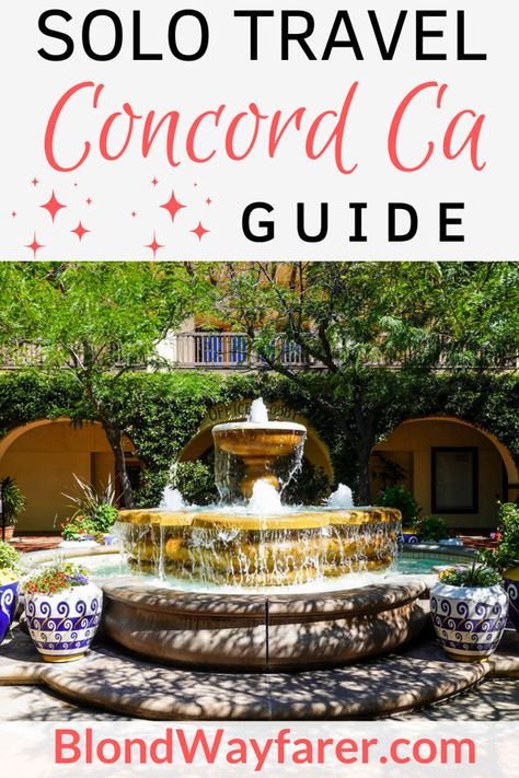 solo trip to concord ca | solo travel concord ca | traveling to concord alone | things to do in concord ca alone Concord California, Solo Travel Tips, Solo Trip, Gone With The Wind, Solo Female Travel, North America Travel, Travel Alone, America Travel, Plan A