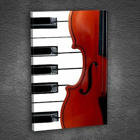 Violin Painting Easy, Music Painting Canvas, Music Painting, Simple Canvas Paintings, Cute Canvas Paintings, Canvas Drawings, Soyut Sanat Tabloları, Canvas Painting Designs, Painting Art Lesson