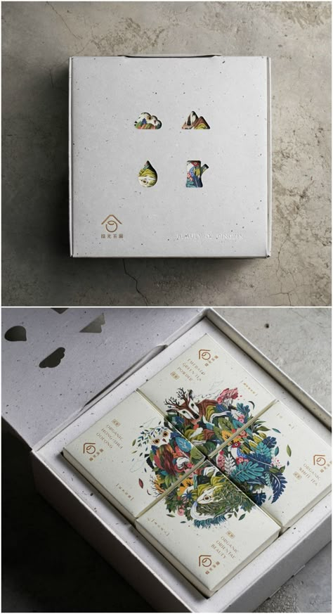 Onebook Design Studio - Green Light Tea Garden #tea #packaging Are you looking for a luxury looking bottle packaging? Tea Packaging Design, 달력 디자인, Packaging Ideas Business, Eco Packaging, Packaging Food, Branding Design Packaging, Tea Design, Box Packaging Design, Graphic Design Packaging