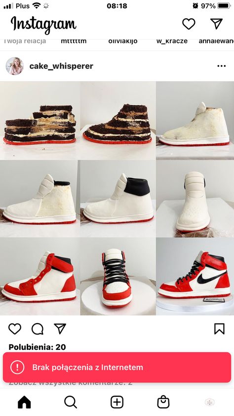 Nike Cake, Jordan Cake, Birthday Cake Tutorial, Shoe Cakes, Realistic Cakes, 13 Birthday Cake, Shoe Cake, Cake Templates, Sport Cakes