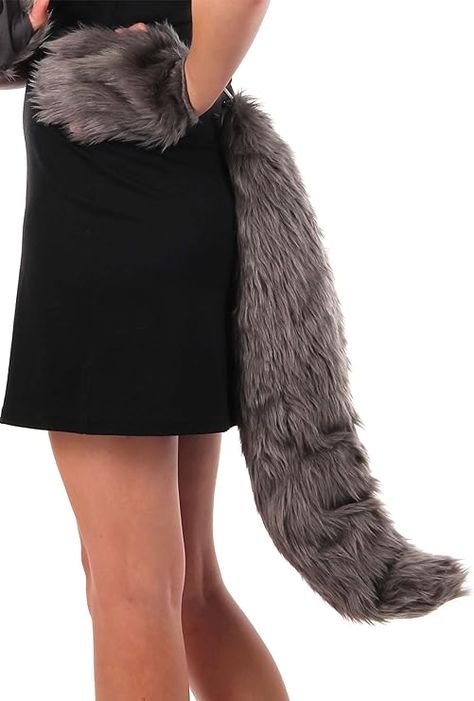 Amazon.com: elope Wolf Plush Oversized Costume Tail for Adults and Kids Standard : Clothing, Shoes & Jewelry Dalek Costume, Wolf Plush, Wolf Tail, Wolf Costume, Wolf Ears, Animal Costumes, Mermaid Costume, Pirate Costume, Couple Halloween Costumes