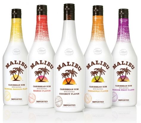 Malibu BABY! Malibu Rum Flavors, Malibu Rum Drinks, Malibu Cocktails, Coconut Rum Drinks, Malibu Drinks, Pool Drinks, Malibu Coconut, Flavored Rum, Malibu Rum