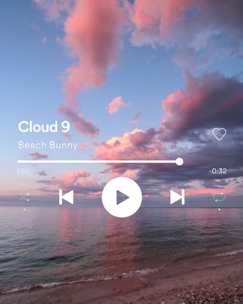 Cloud 9 Song, Cloud 9 Beach Bunny, Bunny Aesthetic Wallpaper, Song Wallpaper, Bunny Aesthetic, 9 Songs, Beach Bunny, Aesthetic Songs, Cloud 9