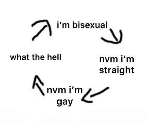 Bisexual Meme, Bi Jokes, Bi Humor, Bi Memes, Lgbt Humor, Lgbtq Funny, Gay Memes, Mia 3, Coping Mechanisms