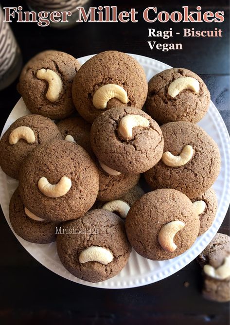 Ragi Cookies, Millet Cookies, Ragi Recipes, Healthier Dessert Options, Finger Millet, Eggless Baking, Cookie Calories, Healthy Desserts Easy, Easy Baking Recipes Desserts