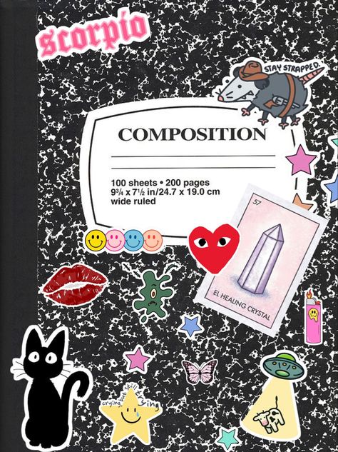 Composition Notebook Stickers, Ipad Composition Wallpaper, Composition Notebook Wallpaper, Composition Book Wallpaper, Composition Wallpaper, Goodnotes Covers, Goodnotes Cover, Composition Notebook Covers, Ipad Kid