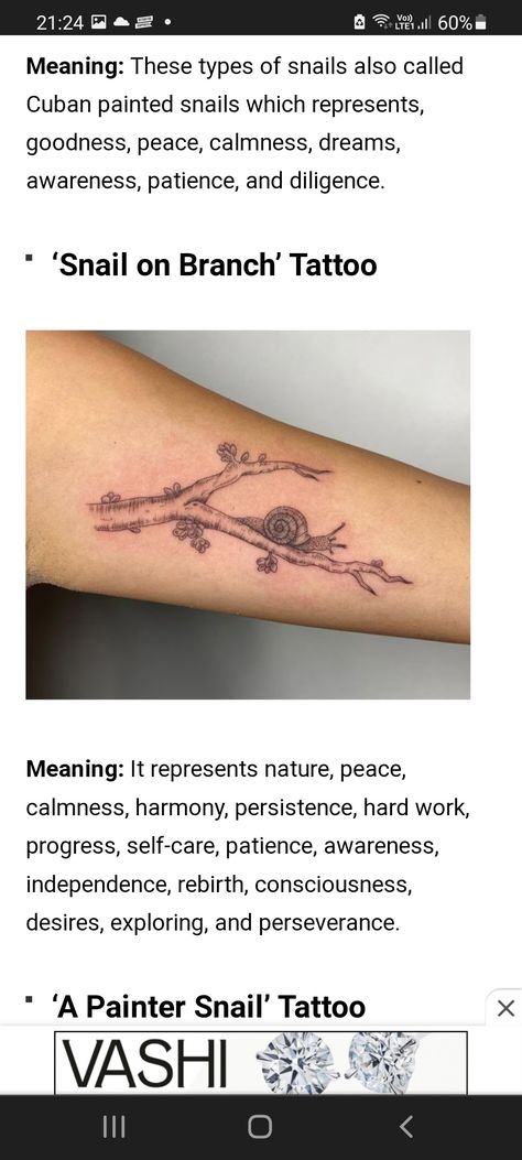 Slug And Snail Tattoo, Snail Tattoo Meaning, Snail Tattoo, Branch Tattoo, Poppies Tattoo, Plant Tattoo, Ankle Tattoo, Climbing Plants, Tattoos With Meaning