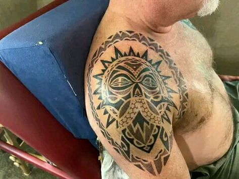 Shoulder tattoo ideas  for men Men’s Shoulder Tattoo, Shoulder Tattoo Ideas For Men, Upper Shoulder Tattoo, Shoulder Tattoo Ideas, Mens Shoulder Tattoo, Tattoo Ideas For Men, Upper Arms, Shoulder Tattoo, Polynesian Tattoo