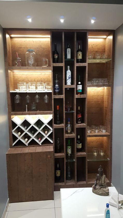 Liquor Cupboard, Tv Cupboard Design, Bar Design Home, Home Wine Bar, Home Bar Rooms, Bar Sala, Luxury Closets Design, Bar Designs, Bar Storage