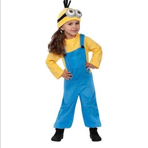 Product Highlights Number Of Pieces: 2 Size: Small 6/7 Suggested Age: 6-7 Years Sizing: Toddler Includes: Headpiece, Jumpsuit Textile Material: 100% Polyester Costume Theme: Tv Movie, Cartoon Video Game Apparel Type: Jumpsuit Battery: No Battery Used Care & Cleaning: Spot Or Wipe Clean Minions Halloween Costume, Minions Halloween, Halloween Costume Jumpsuit, Minion Costume, Minion Halloween, Creative Pumpkin Decorating, Minion 2, Minion Costumes, Costume Jumpsuit