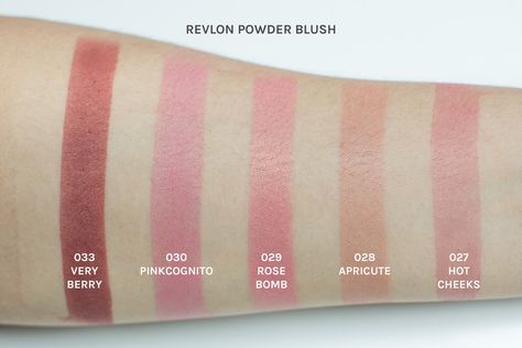 Rave: Revlon Powder Blush (with five new shades!) — Project Vanity Revlon Powder, Dior Blush, Beauty Shopping, Types Of Colours, Powder Blush, Gold Shimmer, Combination Skin, My Skin, Revlon