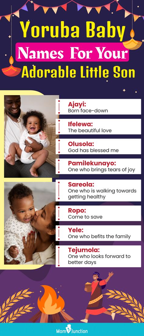 185 Notable Yoruba Baby Boy Names And Their Meanings Yoruba Names And Meaning, Yoruba Names, African Boy Names, Kingdom Spouse, Names And Their Meanings, Unisex Name, Baby Names And Meanings, Mom Junction, Bungalow Style