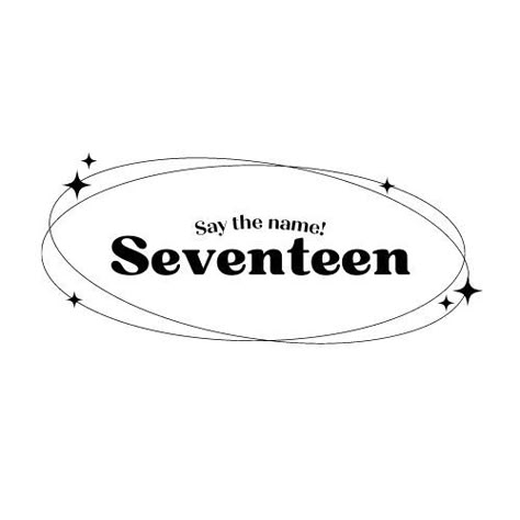 Say The Name Seventeen Logo, To You Seventeen Lyrics, Svt Pfp Aesthetic, Svt Homescreen Layout, Seventeen Bio Ideas Kpop, Seventeen White Aesthetic, Seventeen Symbol, Seventeen Wall Decor, Seventeen Phone Layout