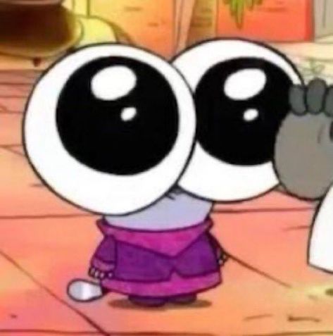 reaction pics uwu Reaction Pic, Big Eyes, Chowder, Cartoon Characters, Black