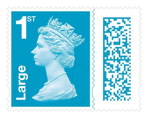 Royal Mail’s new everyday stamps - Design Week First Class Stamp, Kingdom Of Great Britain, Year Of The Tiger, Royal Mail, Book Stamp, Letter Stamps, Her Majesty The Queen, Large Letters, Free Delivery