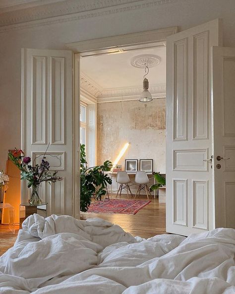 Vision board • Instagram French Inspired Home, Parisian Apartment, Dream Apartment, Crown Molding, Scandinavian Home, Dream Rooms, Bedroom Inspo, My New Room, House Inspo