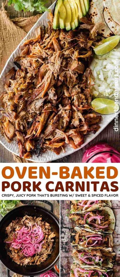 Carnita Meat Recipes, Pork Asada Tacos, Carnitas Burrito Recipe, Pork Butts In The Oven Carnitas, Oven Carnitas Pork, Carnitas Oven Recipes, Carnitas Seasoning Recipe, Pork Carnitas Recipe Oven, Carnitas Recipe Oven