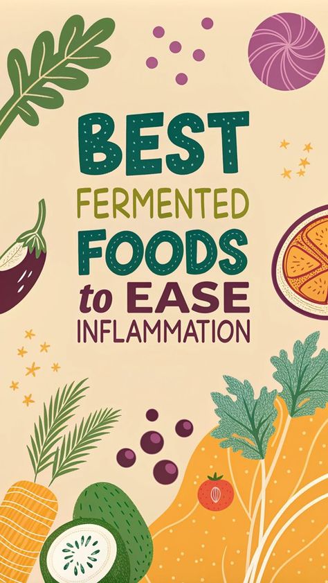 best foods to ease inflammation image with food icons Probiotics And Prebiotics, Avocado Benefits, Food Meal Prep, Gut Health Diet, Gut Healing Recipes, Fermented Cabbage, Freezing Food, Gut Health Recipes, Fermented Drink