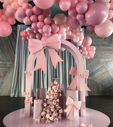 Backdrop Balloon, Garland Balloon, Idee Babyshower, Decoration Balloon, Party Styling, Birthday Party Theme Decorations, Ballerina Birthday, Sparkly Wedding, Quinceanera Party