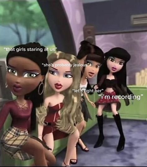 Dgaf Pfp, Idgaf Pfp, Dangerously Yours, Bratz Meme, Bratz Mood, Bratz Pfp, Bratz Movie, Girls Memes, Brat Doll