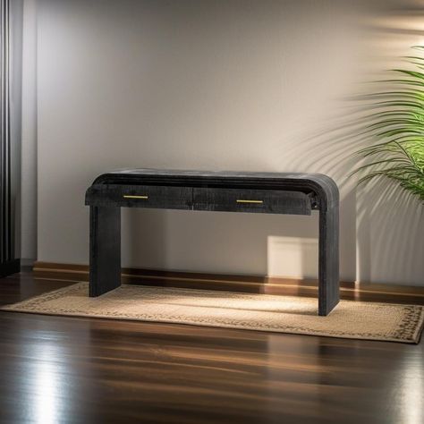 Unique Retro Silhouette Console Table - Bed Bath & Beyond - 39975240 Retro Silhouette, Table Bed, Furniture Outlet, Home Alone, Outlet Store, Furniture Outlet Stores, Online Furniture, Console Table, Bed Bath Beyond