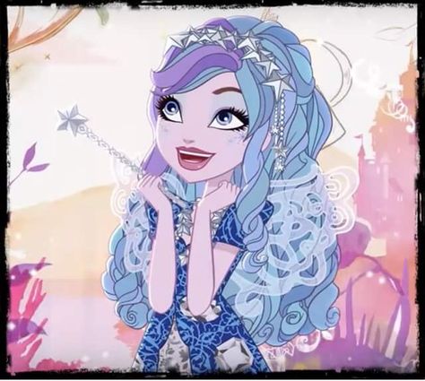 Farrah Goodfairy, Daughter of the Fairy Godmother. She can give wishes that last 'till noon! Farrah Goodfairy, Lizzie Hearts, Raven Queen, Dragon Games, Fairy Godmother, Anime Princess, Cartoon Icons, High Art, Ever After High